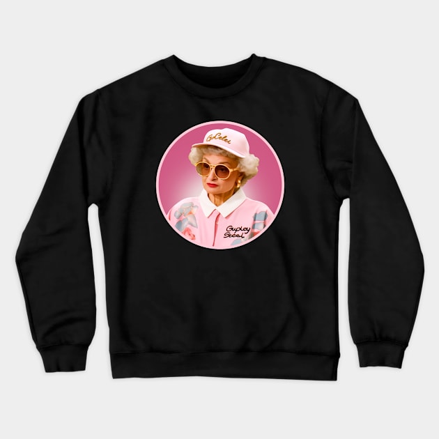 Golden Girls Bea Arthur Crewneck Sweatshirt by sodakohan